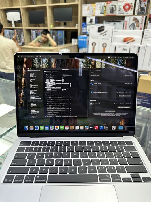 MacBook Air 13 inch M4 16/512 6 цикл  б/у