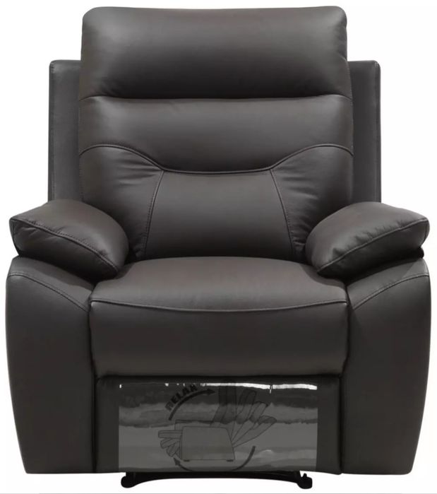 Fotoliu - piele maro, funcție relax