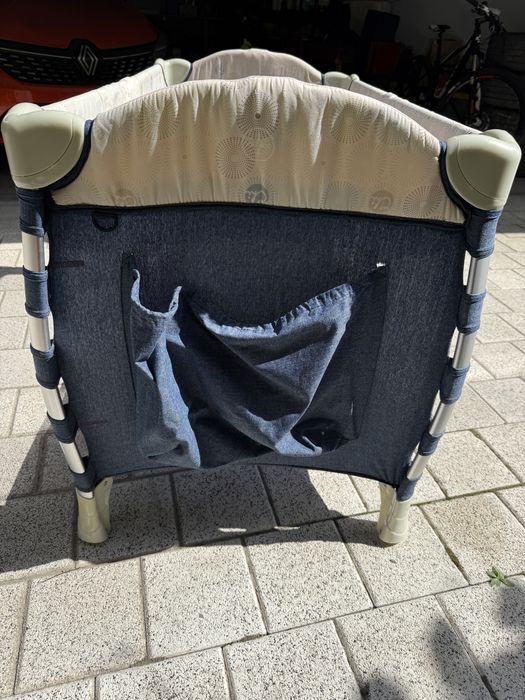 Бебешка кошара с матрак и чаршафи Chipolino Casablanca