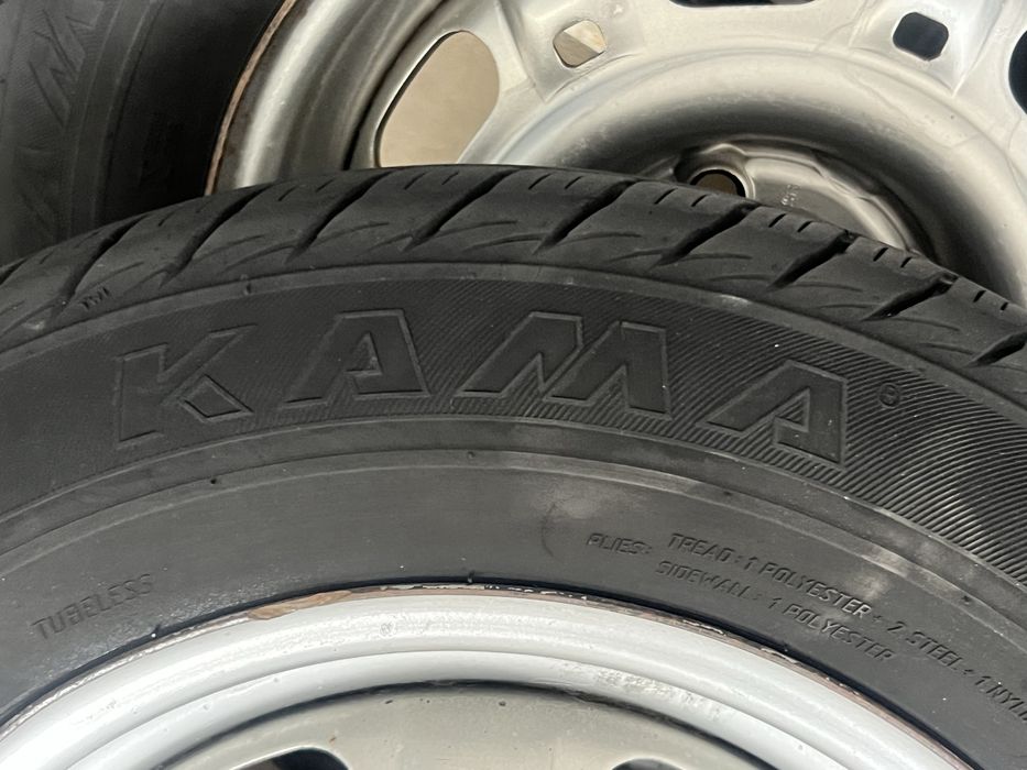 Продам резину с дискамина 14..