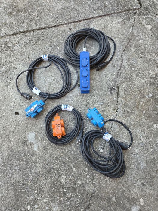 Cablu prelungitor șantier / camping IP44 – 3 x 2,5