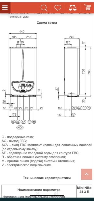 Газовый дымоходный котел TEPLOGAS+ (двухконтурный)