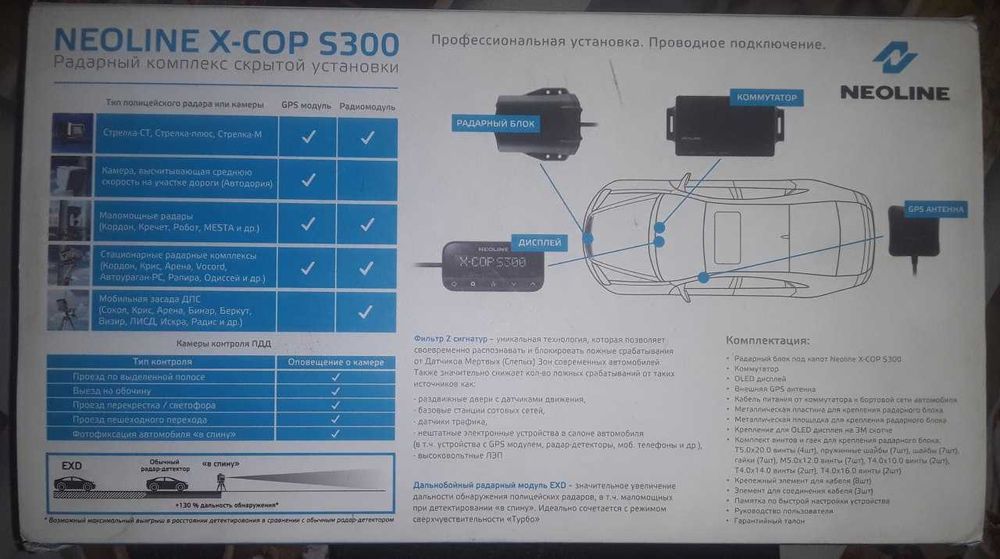 Antiradar Neoline X-COP S300