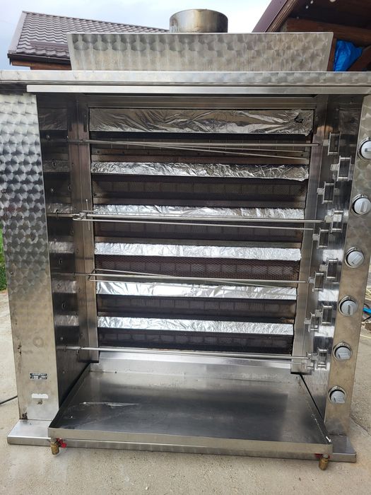 Rotisor pe gaz inox Suprema