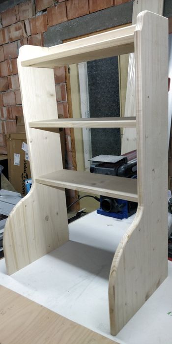 Vând etajera, polița lemn natur handmade