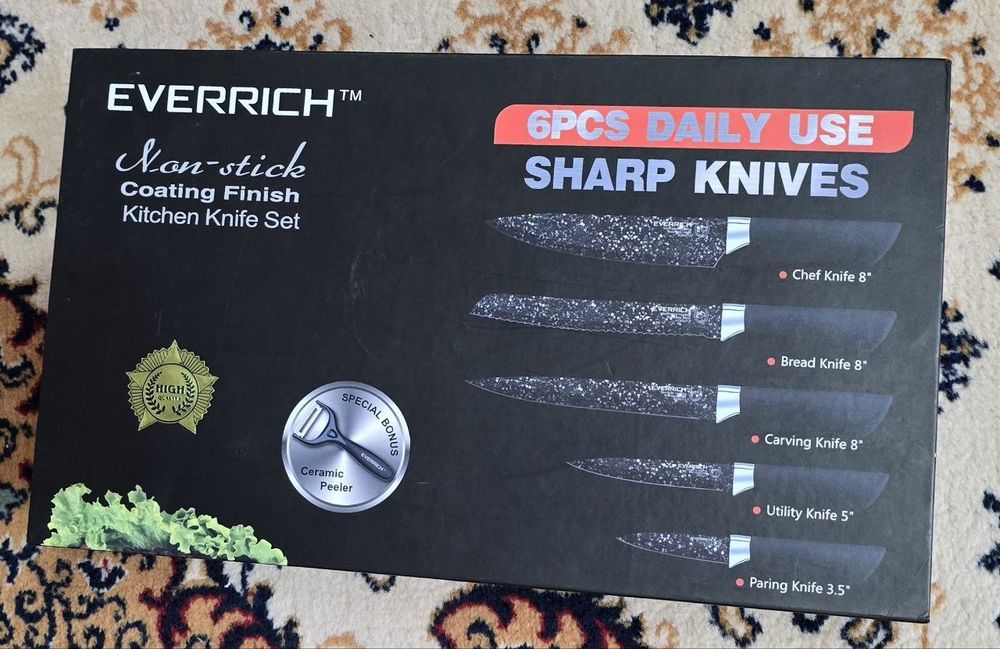 Набор кухонных ножей, Pichoq nabori