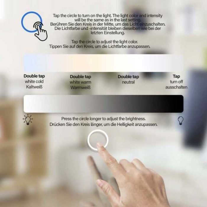 Огледало Aquamarin Holywood LED 58 x 43 см