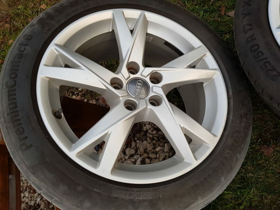 Roti Audi Jante 5x112 cu cauciucuri 225 50 17