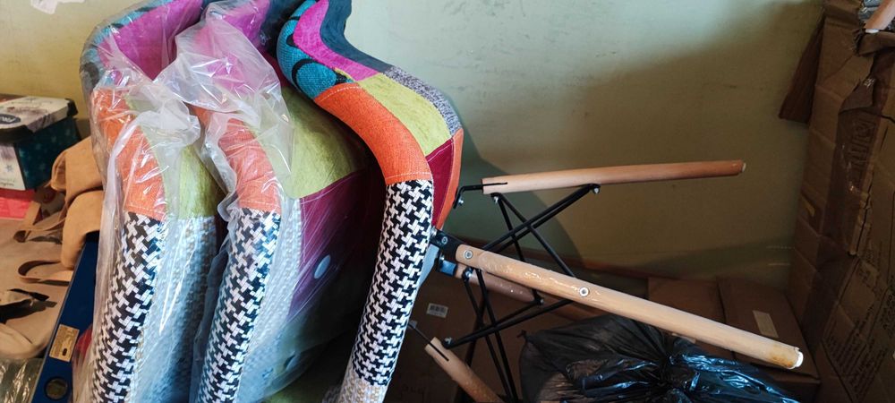 Scaun patchwork 4 buc Oferta