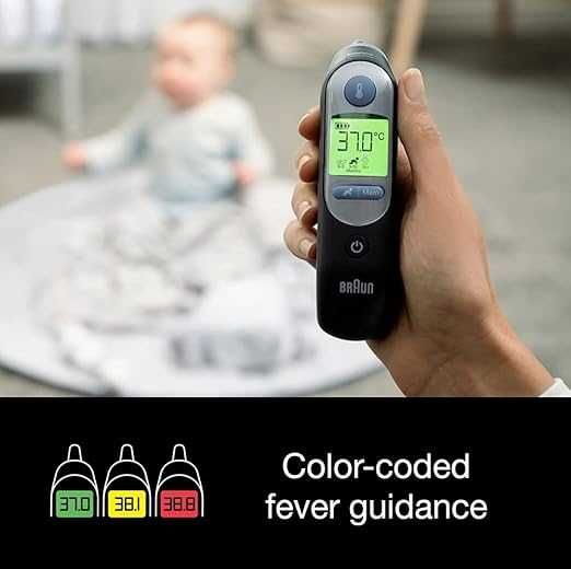 Инфрачервен термометър за ухо Braun IRT6520 ThermoScan 7 Black Edition