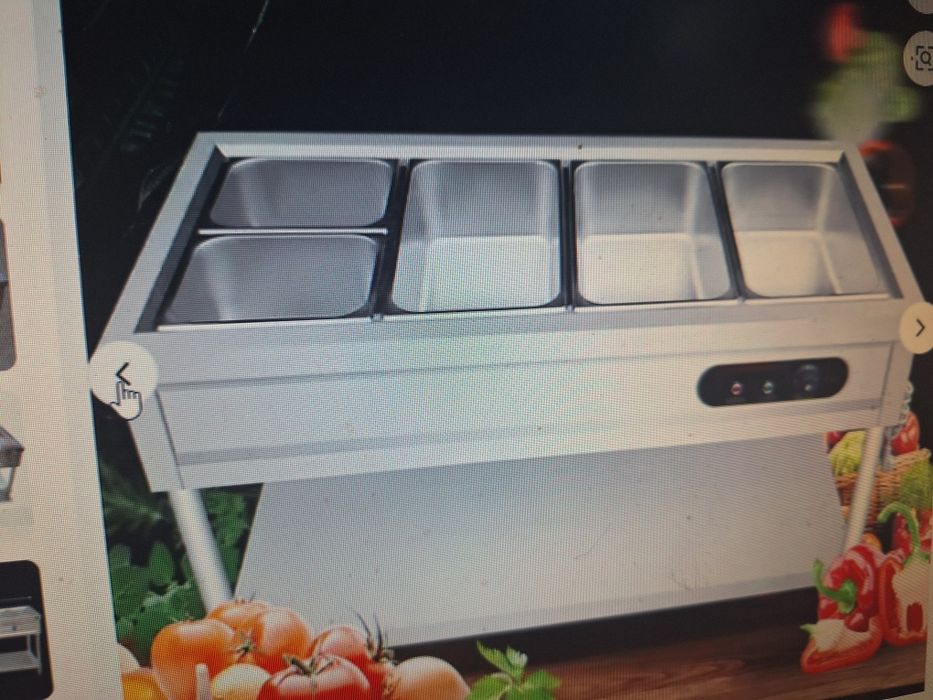 Бен Мари топла витрина с водна баня-чисто нова  3 модела