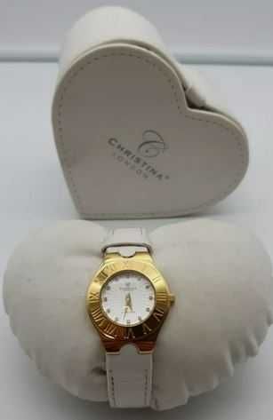 Дамски позлатен часовник Christina London  с диаманти