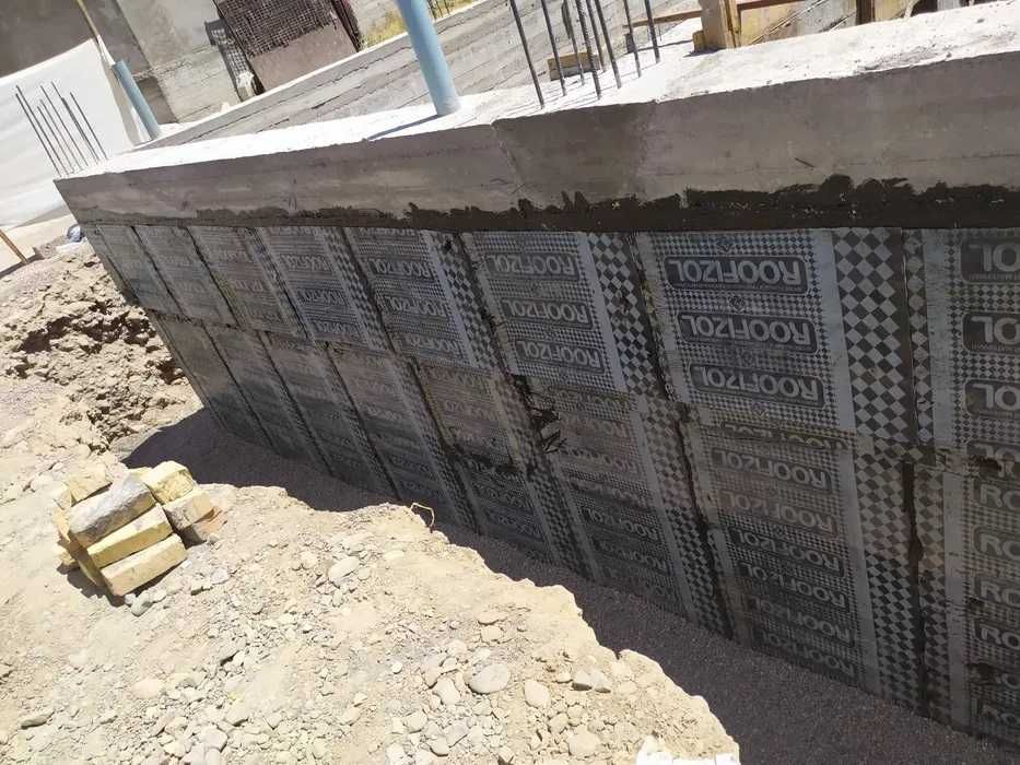 Гидроизоляция (изоляция) фундамента, крыши, кровли и т.д.