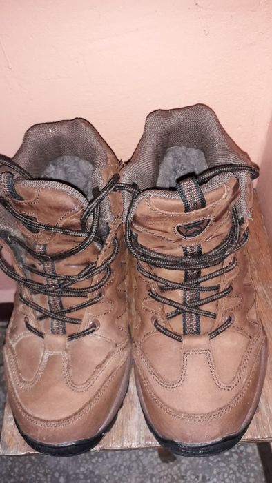 Ghete îmblănite unisex din piele cu blană in interior