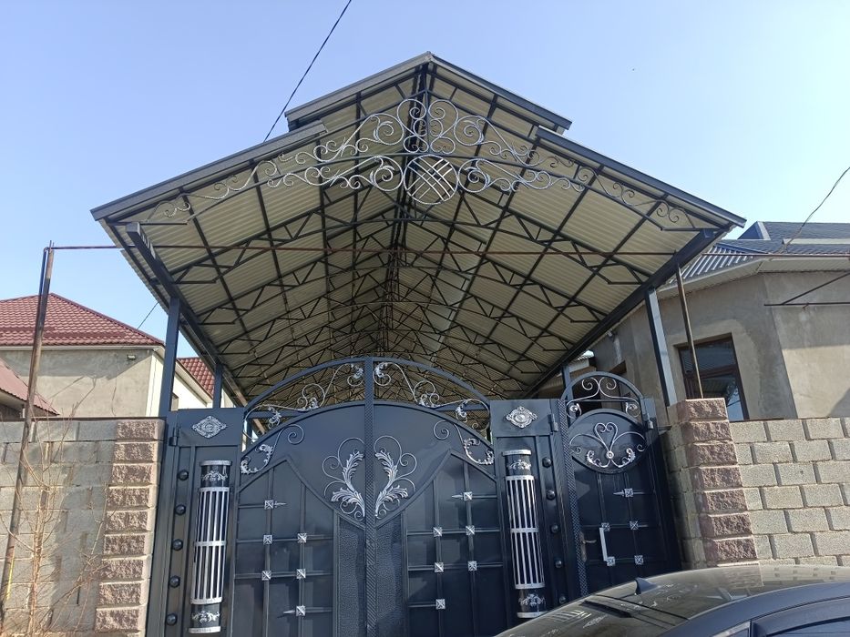 Навес арка перила