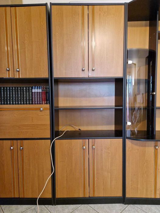 Bibliotecă - ansamblu modular de 3.30m lungime și 2.06m înălțime