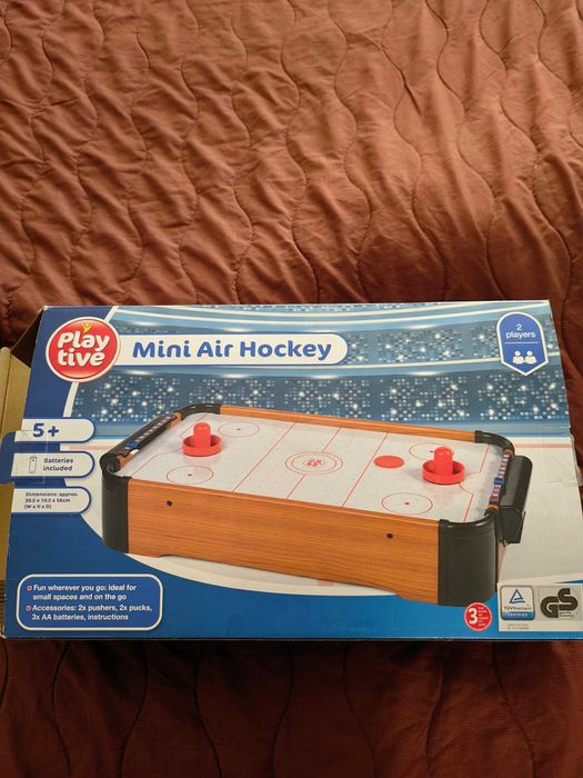 Мини въздушен хокей - игра Play Tive, Ш 30,5 x В 10,5 x Д 56 cm
