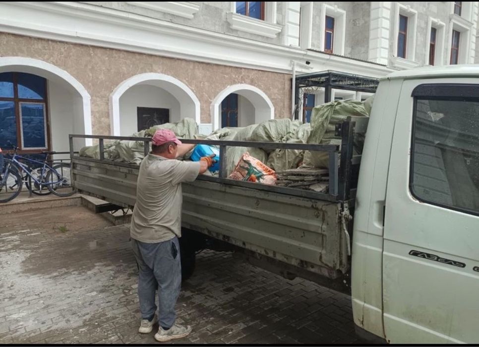 Вывоз мусора хлама грузчики