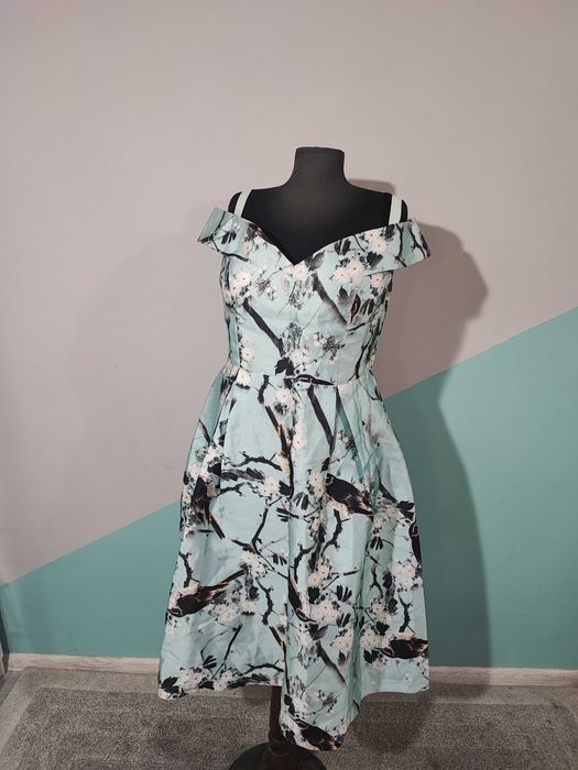 Рокля за повод синя