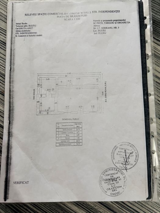 Vând spațiu comercial