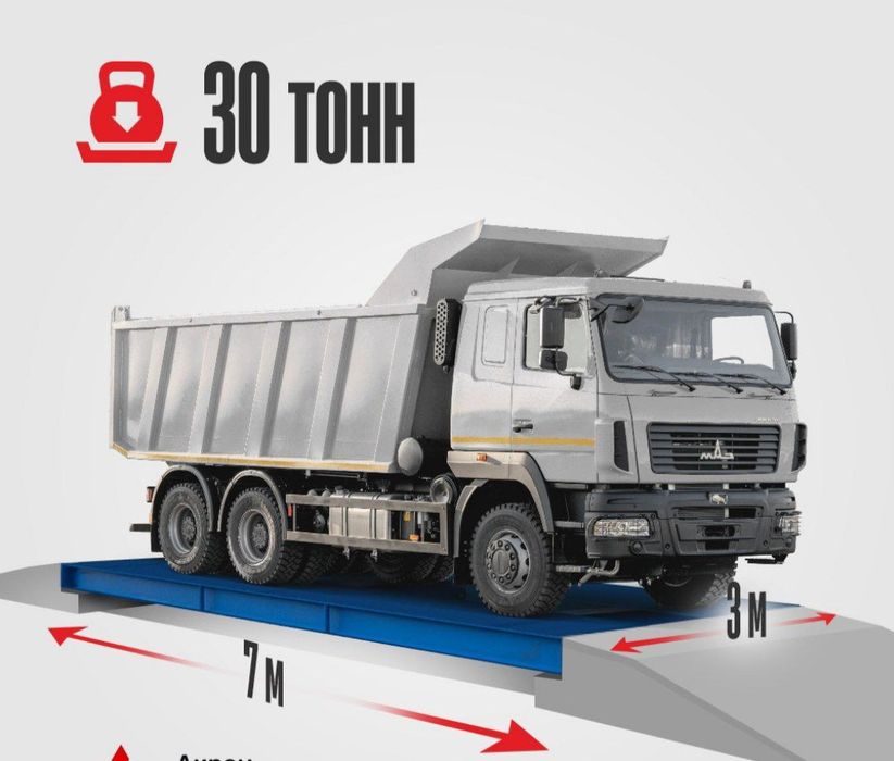 Автомобильные весы до 100 тонн.