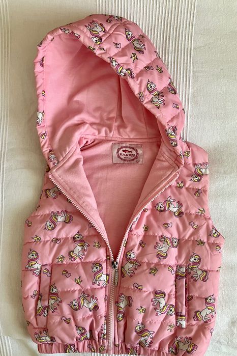 Дънково Сафари, елек, суитшърт за 4-5 години момиче