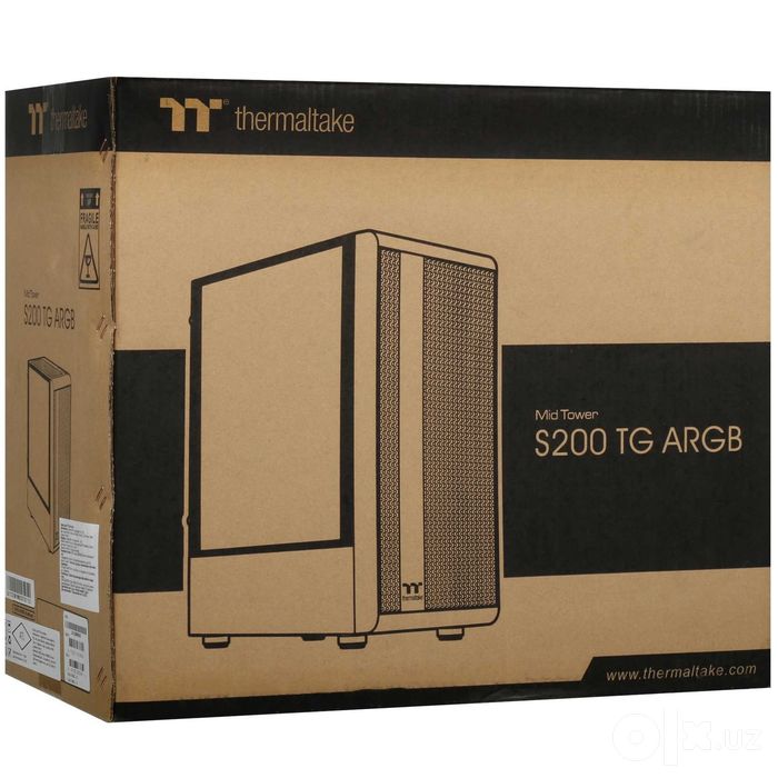 - Корпус Thermaltake S200 Tempered Glass ARGB Edition Black