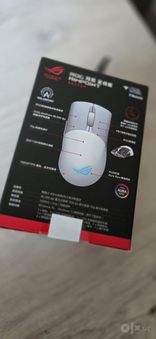 Игровая мышка ASUS ROG Keris Wireless AimPoint белый