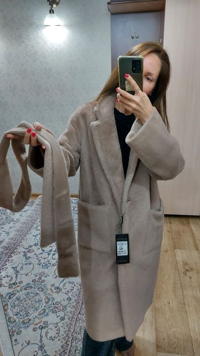 Пальто натуральное альпака