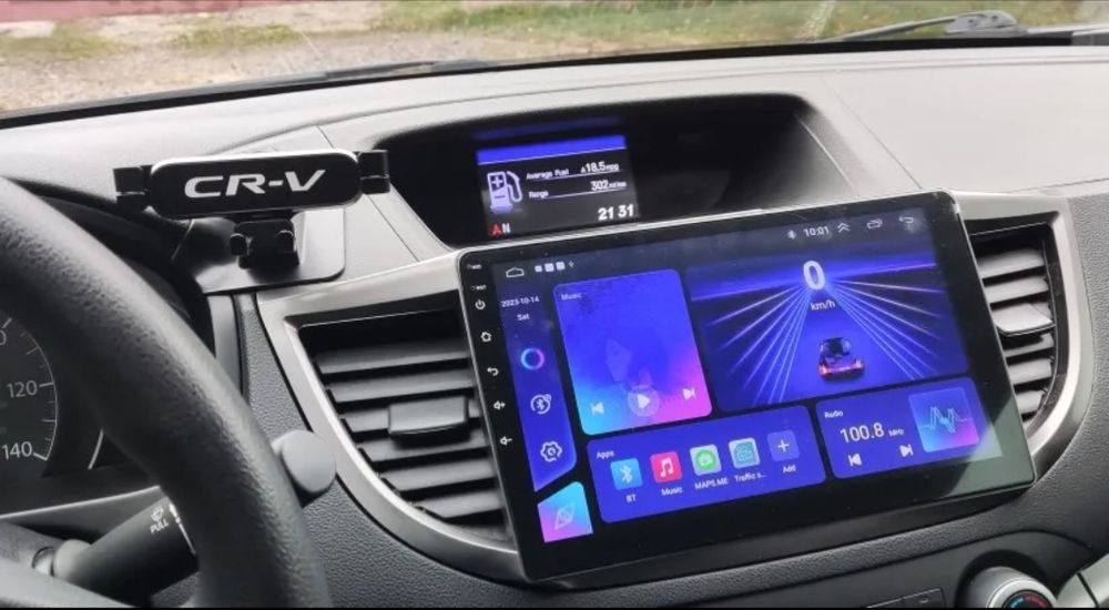 Navigatie Android Honda CRV  Waze YouTube GPS BT USB
