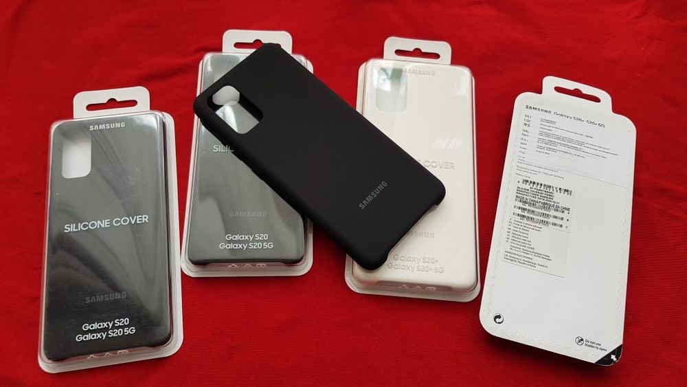 Husa Silicon Originala Samsung Galaxy S20 si S20+ plus Noua