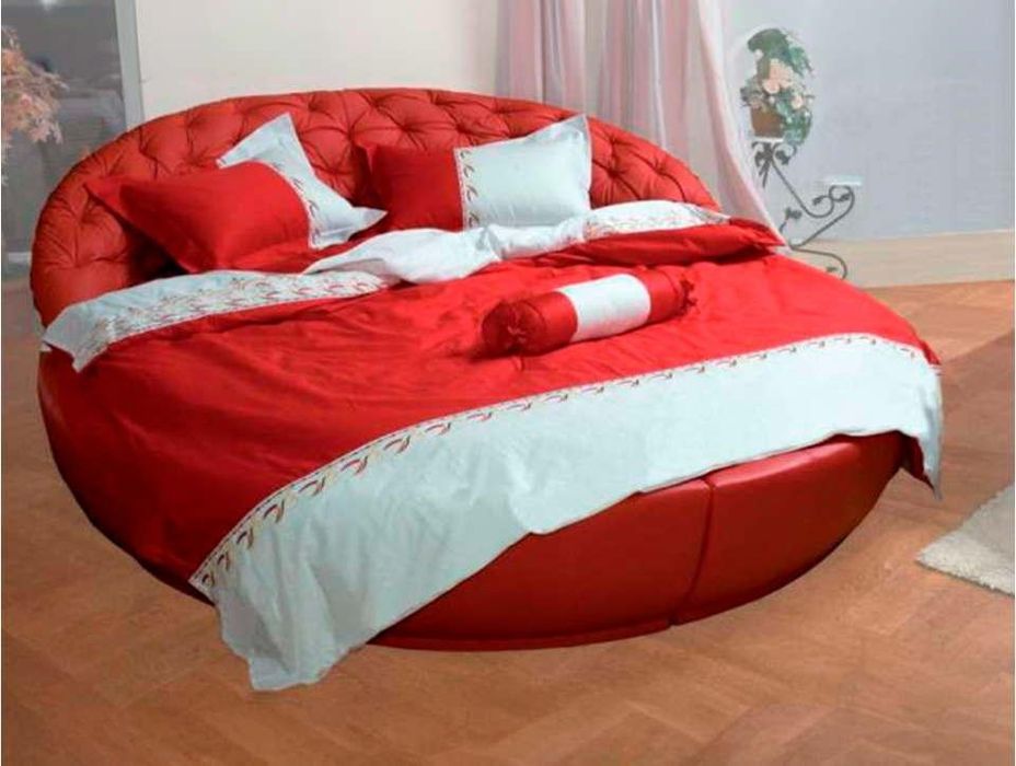 Круглая кровать с матрасом