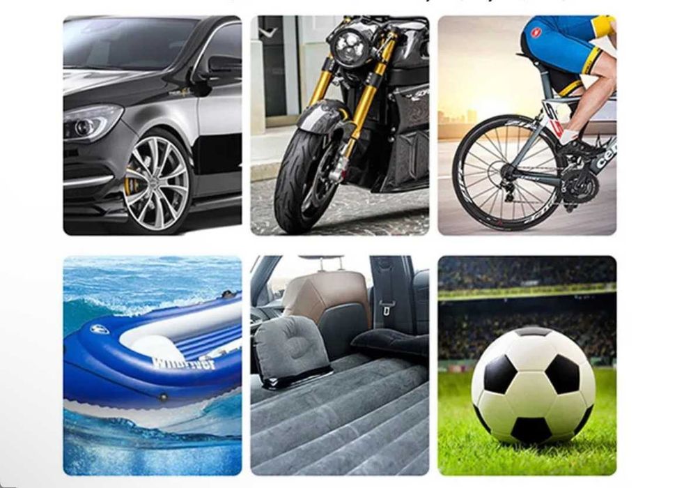 Насос для машины. Автомобильный компрессор 120Вт  (от прикуривателя)