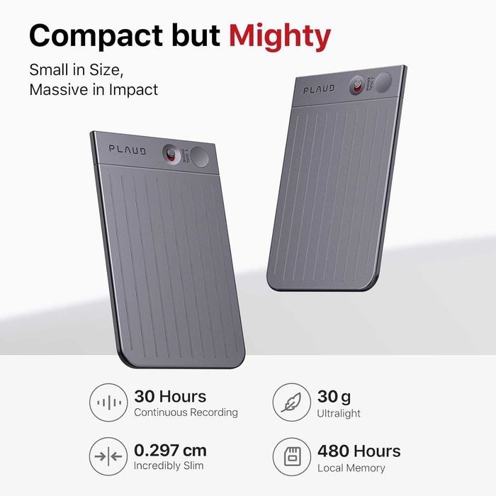 Plaud Note Диктофон с Chat GPT для iPhone c Magsafe