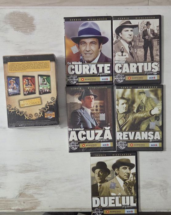 Colecție DVD Adevărul – Toma Caragiu + 5 filme Sergiu Nicolaescu – SIGILATE