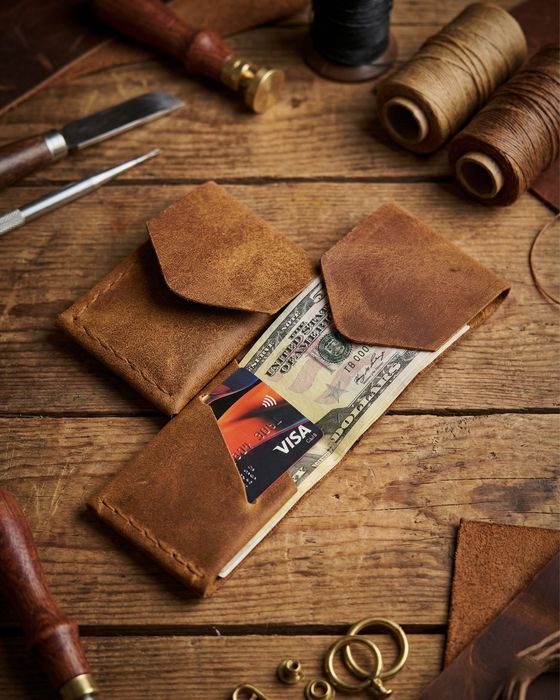 Kojanniy natural charmdan hamyon koshelyok