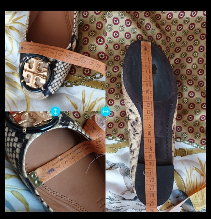 Balerini piele naturala Tory Burch Musette Zara