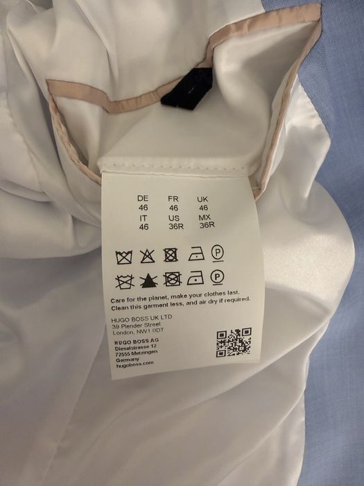 Costum HUGO bleu – Sacou + Pantaloni – Mărimea 46