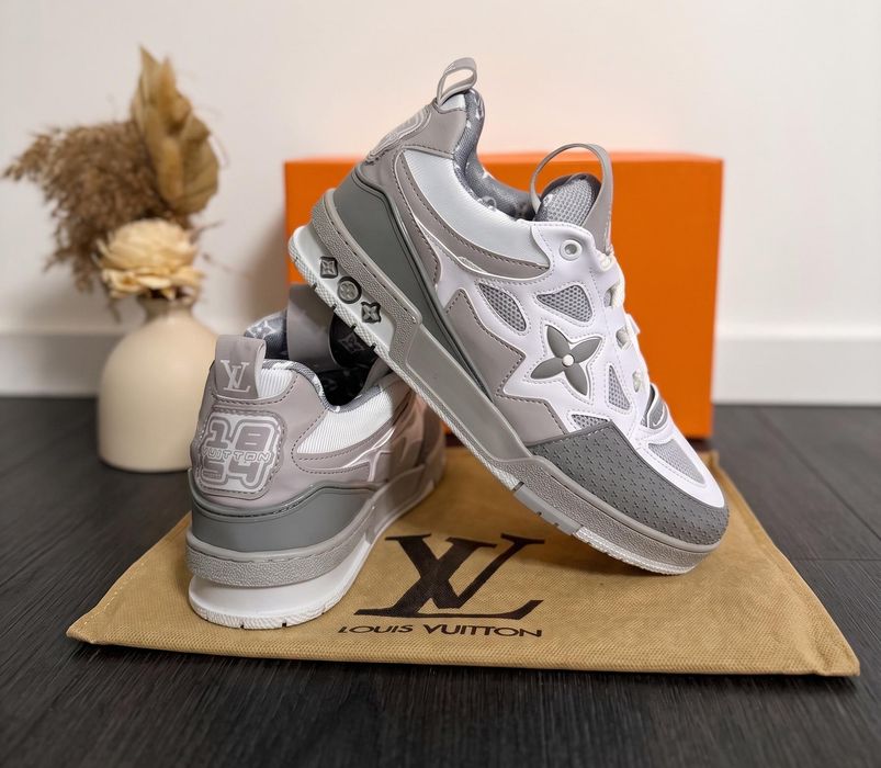 Adidasi LV Skate Alb White - Full Box