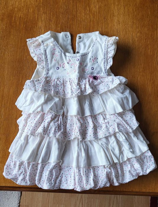 Rochita eleganta catifea, 62 cm (1-3 luni), marca Caramel