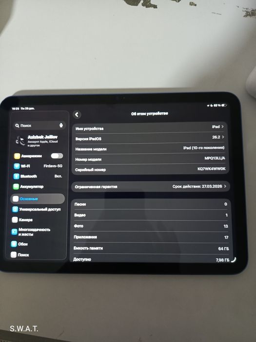 Ipad 10th generation wifi 64 talik