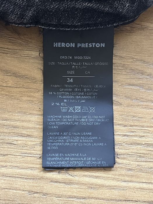Heron Preston : Made in ITALY -размер 33  Slim / Оригинал