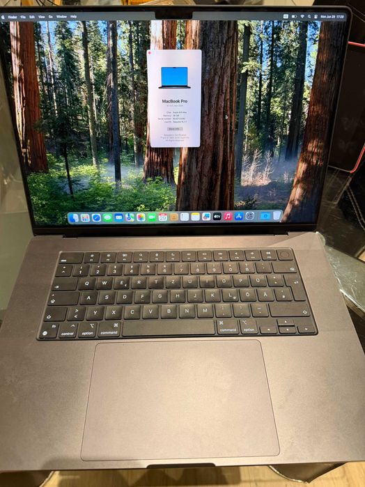 Macbook Pro M4 Max 16, 36GB RAM, 1TB SSD,14 CPU, 32 GPU