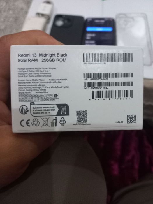 REDMI 13  1 xaftalig yangi
