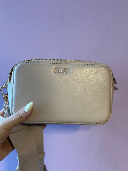 Дамска чанта Liu:Jo в бежов цвят