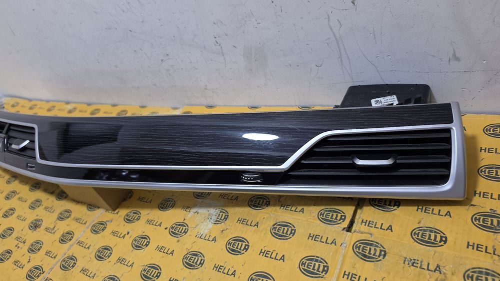 Ornament decor trim plansa bord BMW 7 G11 G12 fineline schwarz 6992255