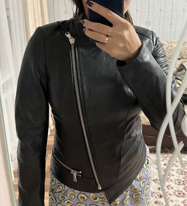 Куртка кожаная