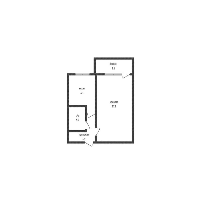 Продам 1 комнатную в районе 11 школы