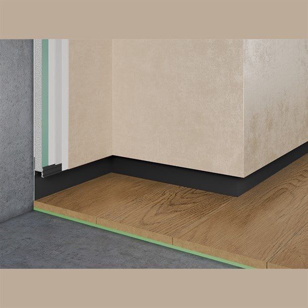 Алюминий парящий плинтус. Премиум сифат.