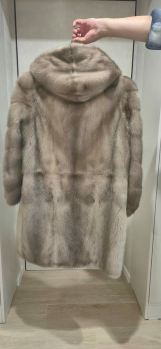 Норковая шуба до колен